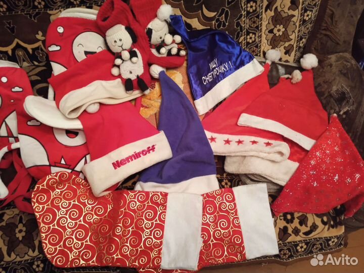 Новогодние рюкзачки, прочая праздничная атрибутика