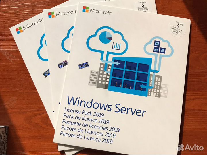 Win Svr License Pack 2019 CAL 5 Devices R18-05656