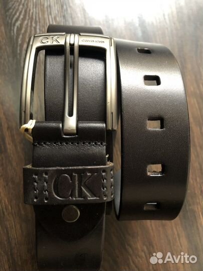 Мужской кожаный ремень