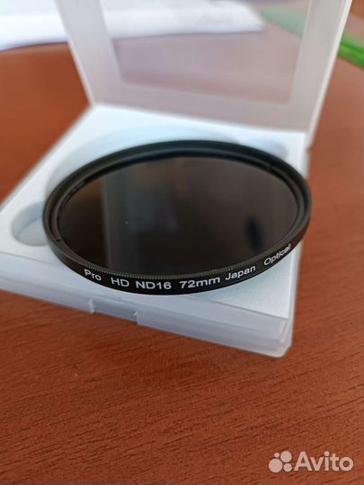 Фильтр для камеры Fujimi Pro HD ND16 72мм