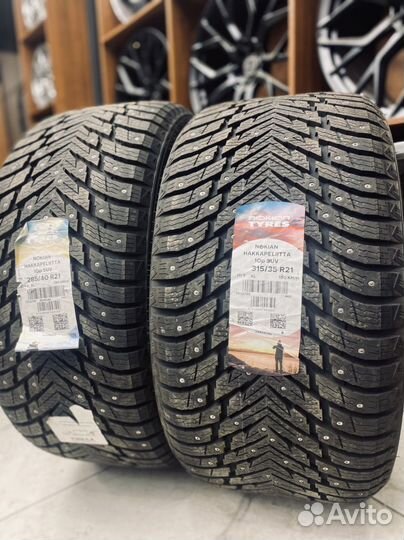 Nokian Tyres Hakkapeliitta 10p 285/40 R21 и 315/35 R21