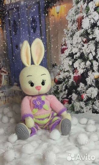 Заяц, ручная работа