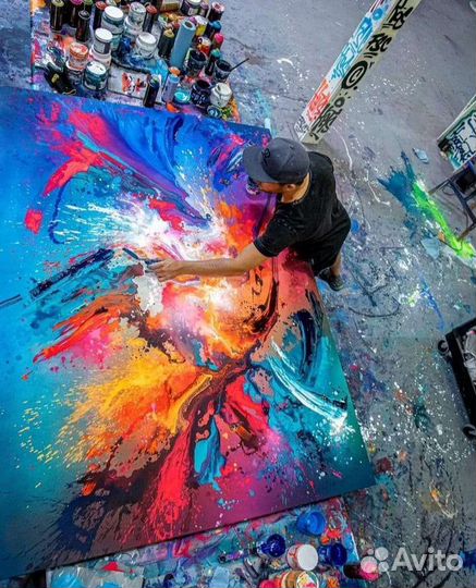 Профессиональная роспись стен, граффити