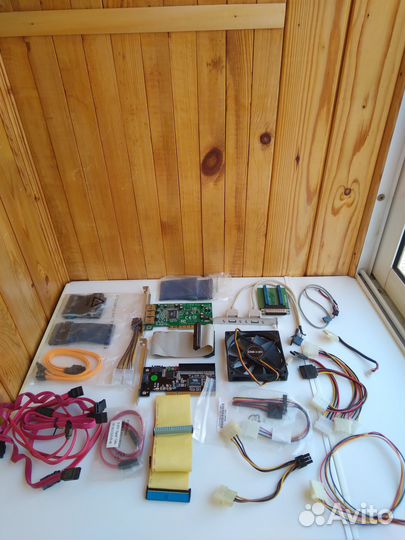 Комплектующие для компьютера и кабеля