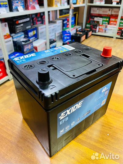 Аккумулятор Exide 60 Ач EFB на Mazda CX c i-stop