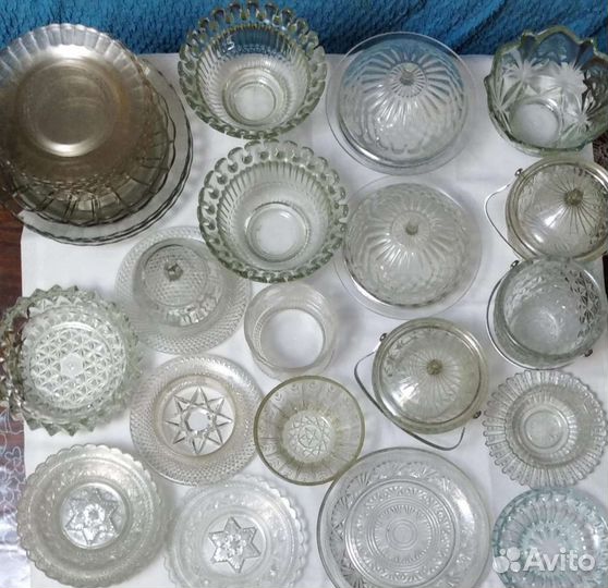 Стекло винтаж (цветное)