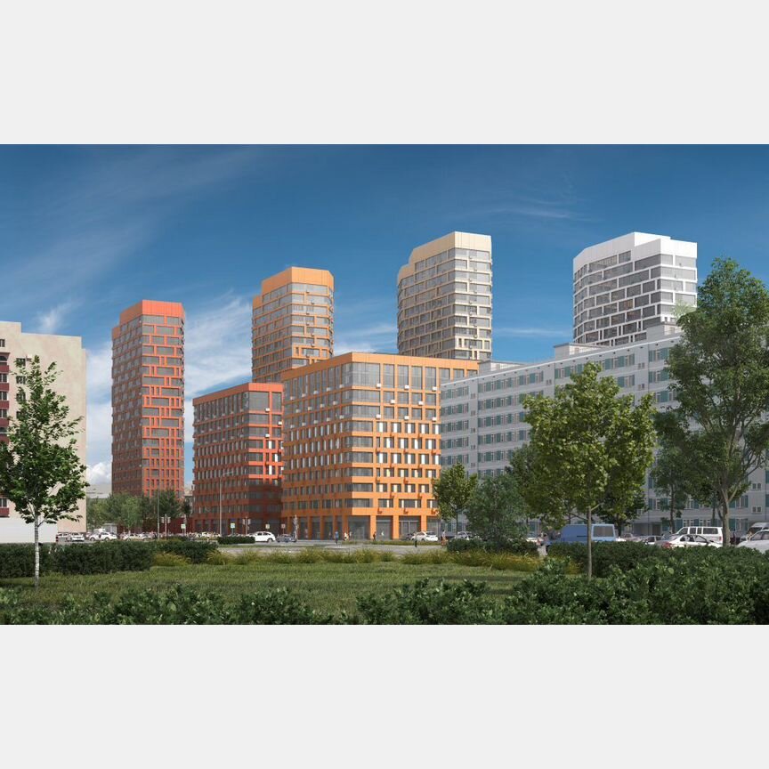 2-к. квартира, 58,5 м², 8/25 эт.