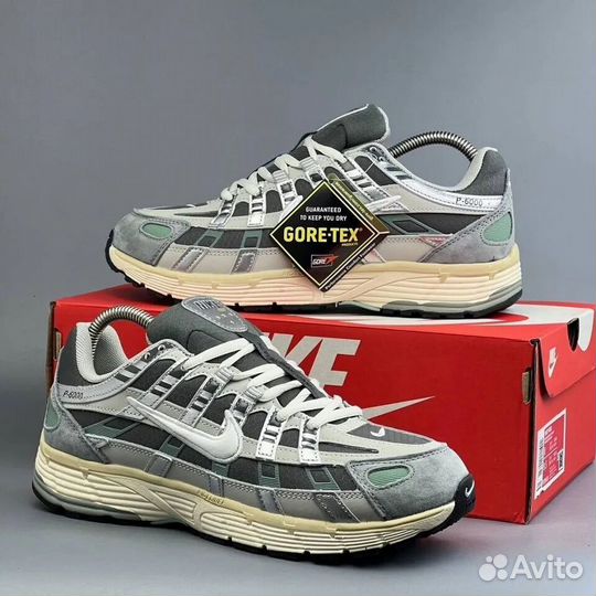 Nike P-6000 Metallic Silver Gore-Tex