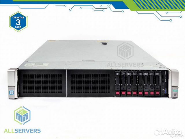 Сервер HP DL380 Gen9 8sff 2xE5-2680v3 640GB