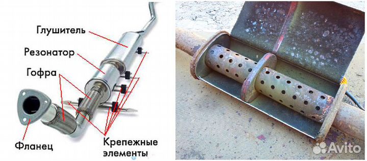 Резонаторы.Замена резонатора