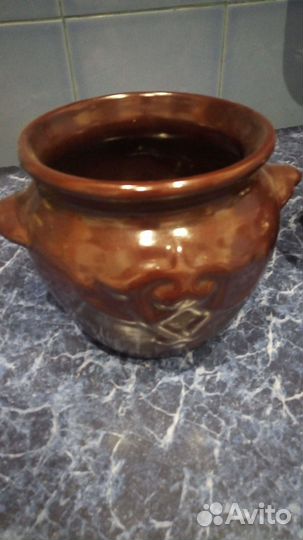 Горшочки глиняные