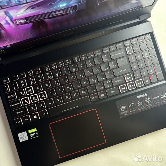 Игровой ноутбук Acer Nitro i5-10Gen/GTX1650/144Hz