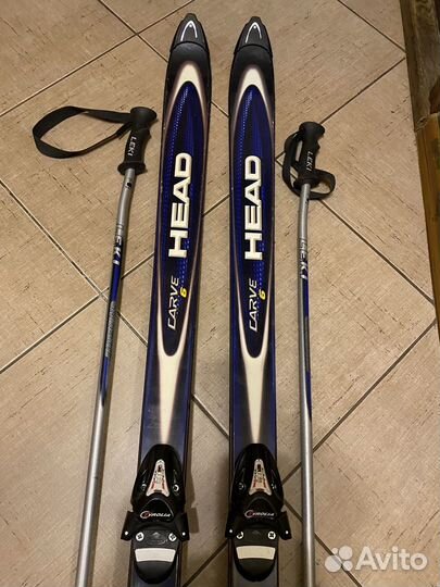 Горные лыжи head 180 + ботинки dolomite 28,5