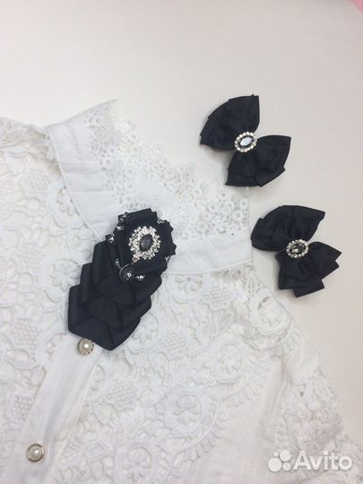 Школьный набор бант и галстук