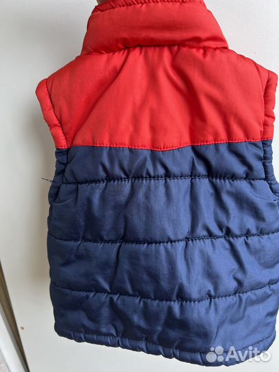 Жилет дутый для мальчика 80