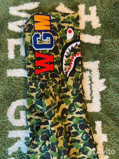 Bape ABC Camo Shark Zip Hoodie