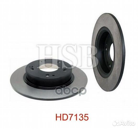 Диск тормозной задний honda civic VII 1.3/1.4/1