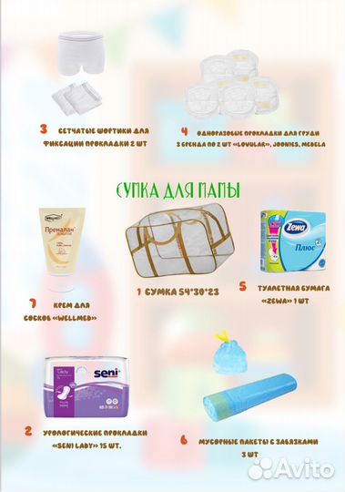 Сумка в роддом 