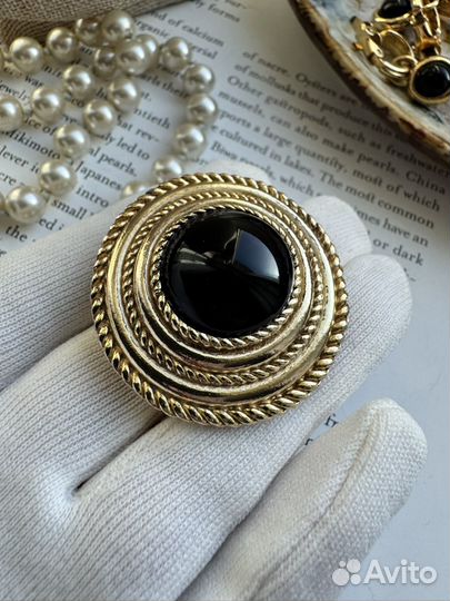 Винтажный зажим для платка