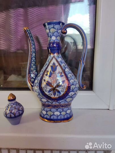 Кувшин, стопки фарфор