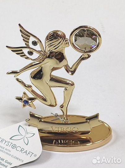 Знак зодиака «Дева» с кристаллами Swarovski