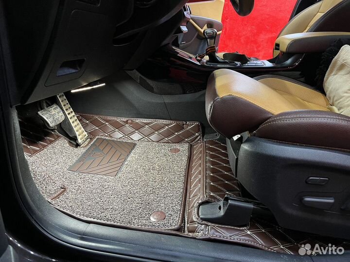 Автомобильные коврики 3D экокожа
