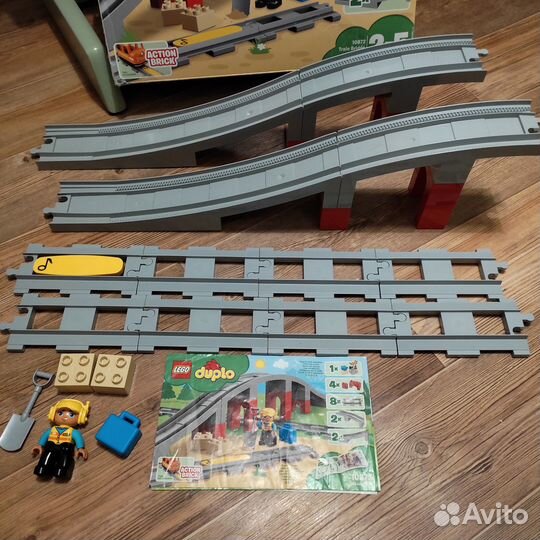 Lego duplo железнодорожный мост 10872