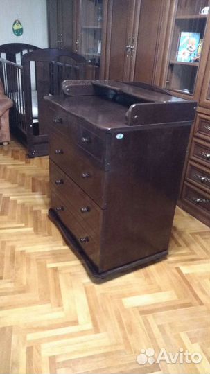 Детская кроватка и комод Можга Красная звезда