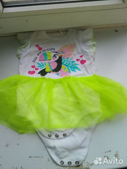 Боди-платье детское