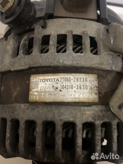 Генератор toyota