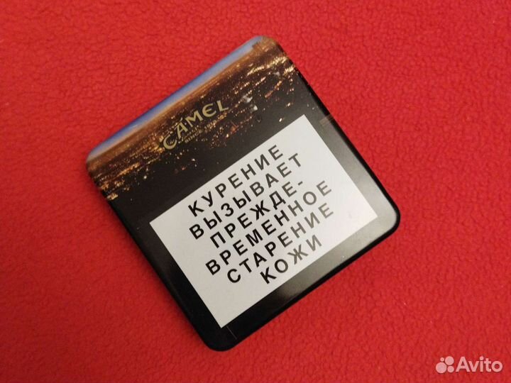 Коробка портсигар жестяная Camel Blue