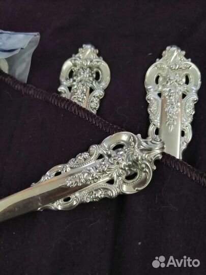 Wallace Grand Baroque 6 чайных ложек серебро