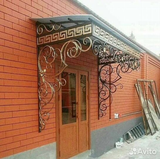 Навесы кованные