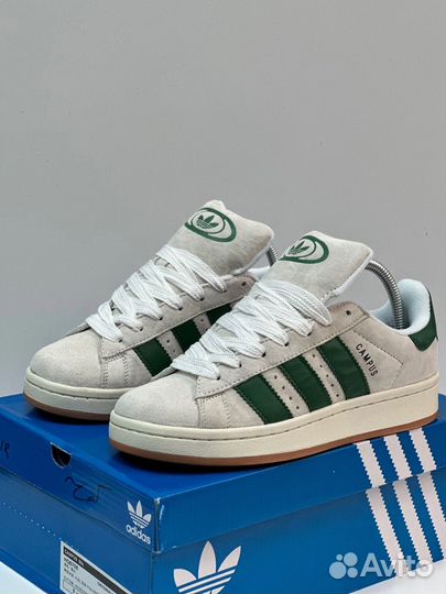 Кроссовки Adidas Campus 00s beige green