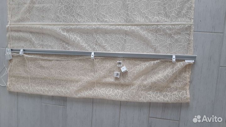 Римская штора с карнизом