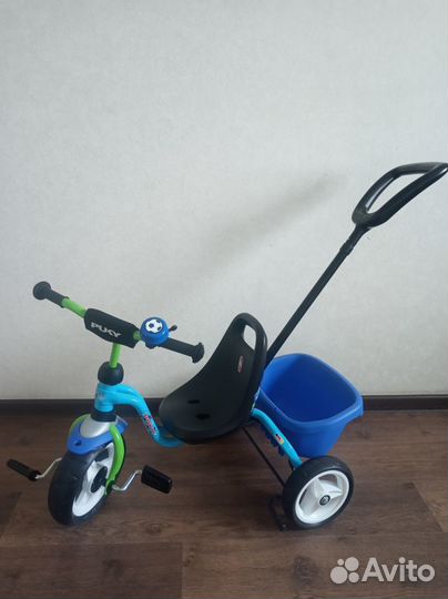 Велосипед трехколесный Puky Ceety и звонок Puky