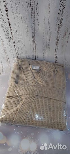 Халат вафельный новый