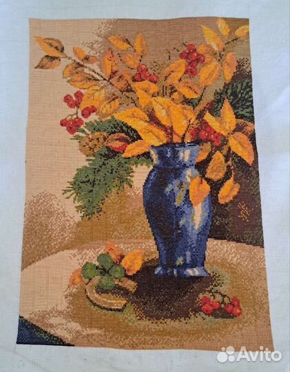 Картина Осенний букет вышитая крестом