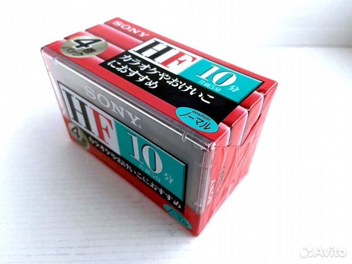 Аудиокассеты набор 4 кассеты Sony HF 10 - 2001 г