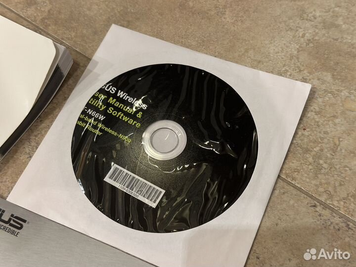 Диск Asus Wireless User Manual & Utility RT-N66W