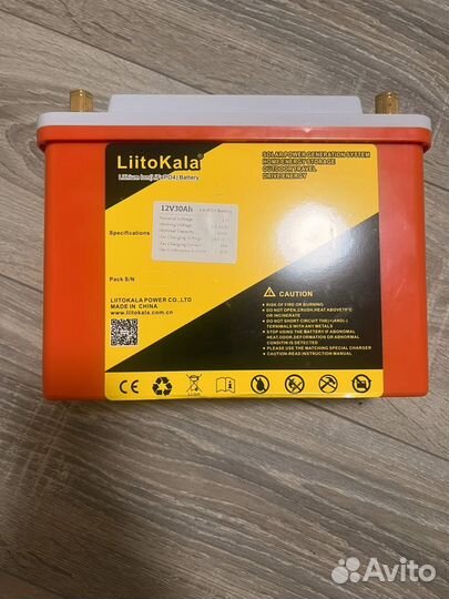 Аккумулятор lifepo4 12v 30 ah