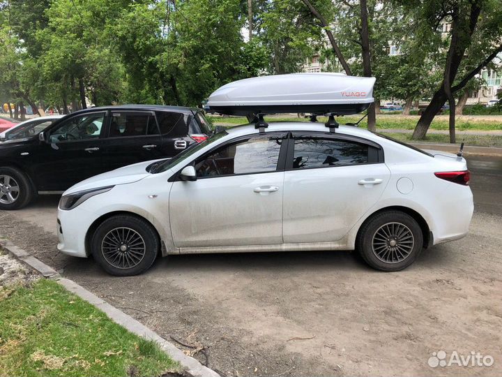 Автобокс багажник на крышу KIA Rio