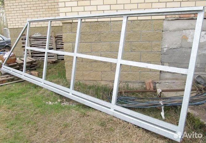 Откатные ворота каркас