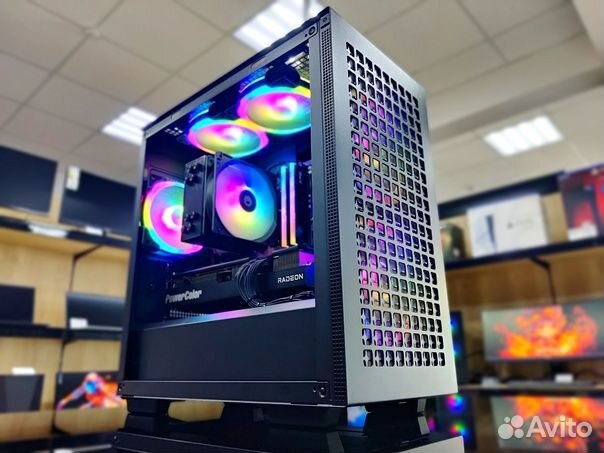 Игровой пк Ryzen 5 5600/RX 6800/DDR4-32Gb/SSD-1Tb