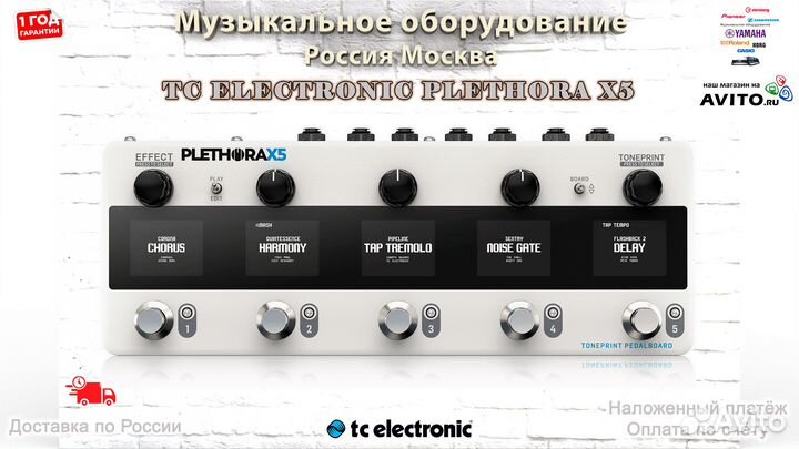 TC Electronic Plethora X5 процессор эффектов