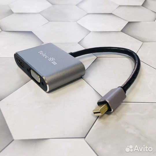 Кабель адаптер мини DP-hdmi/VGA TA6080