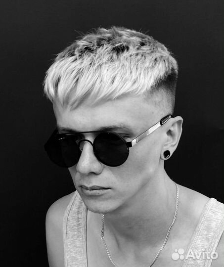 Модель на мужскую стрижку