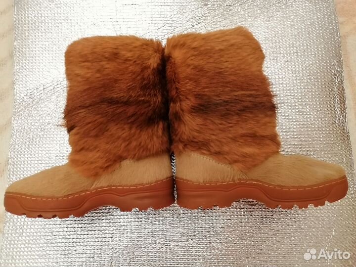 Детские бежевые унты Moregor 30 р