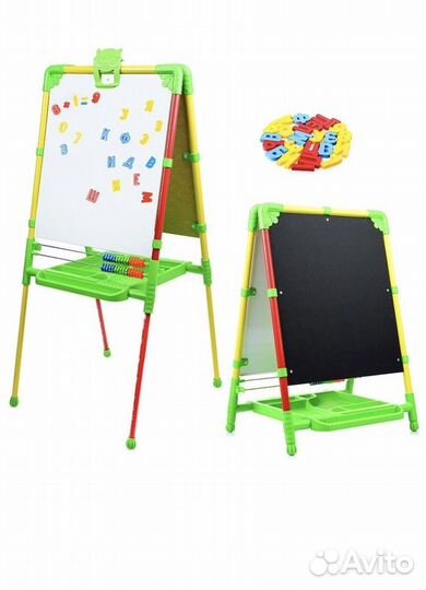 Мольберт детский двухсторонний ника