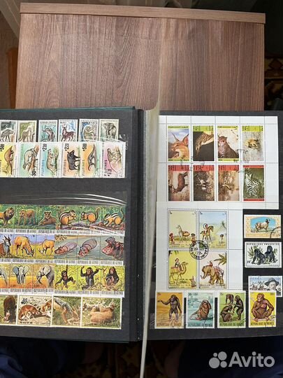 Марки с изображением животных. Альбом 20 стр